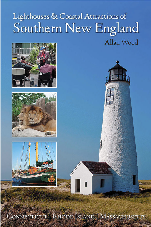book southern New England lighthouses, tours, attractions, with contact information